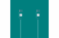 ER POWER kabel USB-C/C 3A 60W 200cm bílý