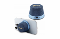 Guess Bluetooth Speaker Stand Blue Magnetic Script Metal Reproduktor Zvuk s elegancí. Představujeme Guess Bluetooth Speaker Stand - spojení stylu a kvality pro maximální zážitek z hudby.