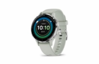 Garmin Venu 3S, Silver/Sage grey, Silicone band