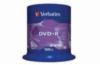 BAZAR - VERBATIM DVD+R(100-Pack)Spindle/General Retail/16x/4.7GB - Poškozený obal (Komplet)