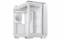 ASUS case TUF GAMING GT502 PLUS, Mid Tower, průhledná bočnice, 4x 120mm ARGB Fan, bílá