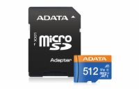 Adata/micro SDXC/512GB/UHS-I U1 / Class 10/+ Adaptér