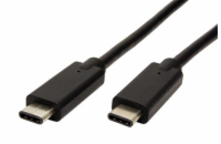 PREMIUMCORD USB-C kabel ( USB 3.1 generation 2, 3A, 10Gbit/s ) černý, 0,5m