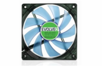 EVOLVEO 12L1BL ventilátor 120mm, 4 LED modrý, 3pin