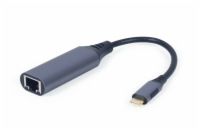 Adaptér Gembird USB-C to LAN Gbe RJ-45