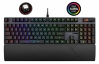 ASUS klávesnice ROG STRIX SCOPE II, mechanická, drátová, ROG RX RED / PBT, US