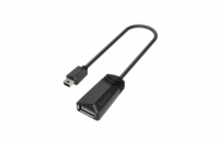 Redukce USB A zásuvka - mini B vidlice (OTG) HAMA 200309