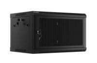 LANBERG 19" RACKOVÁ SKŘÍŇ PRO MONTÁŽ NA STĚNU 6U/600X450 S PERFOROVANÝMI DVEŘMI ČERNÁ-PLOCHÉ BALENÍ