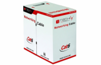 TECHLY 025619 Pro UTP Cat6 bulk cable 4x2 solid CCA 305m box blue