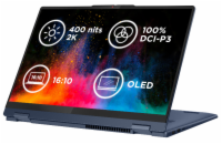 Lenovo IdeaPad 5 2-in-1 16AHP9   Ryzen 7 8845HS/16GB/SSD 1TB/16"/2K/OLED/400nitů/60Hz/touch/Pero/FPR/WIN11 Home/modrá