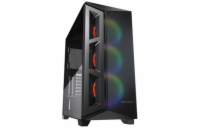 COUGAR PC skříň DARK BLADER X5 Black Mid Tower Plastic with Mesh Front Panel 1 x ARGB Fan 4mm TG Left Panel