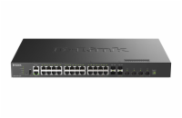 D-Link DXS-3410-32SY/E 10G Layer 3 Stackable Managed Switch, 24x 10GBASE-T, 4*10G SFP+, 4x 25G SFP28