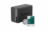 Synology DiskStation DS224+, 2-bay NAS, včetně 2ks HDD 4TB  (HAT3300-4T), CPU J4125, RAM 2GB, 2x GLAN