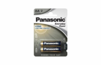 PANASONIC Alkalická baterie LR6EPS/2BP Everyday Power (Blistr 2 ks)