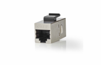 Nedis CTGB90991IY - Telecom Network Splitter | RJ45 Zásuvka | 2x RJ45 Female | Poniklované | Slonová Kost | PVC | Box