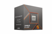 CPU AMD RYZEN 5 8400F, 6-core, až 4,7GHz, 22MB cache, 65W, socket AM5, BOX