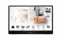 MSI přenosný ultra tenký monitor PRO MP161 E2, 15,6" IPS/1920 x 1080 FHD/60Hz/4ms/2xUSB-C/HDMI/šedá