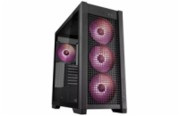 ASUS case TUF GAMING CASE (GT302) TG, Mid Tower, 4x 140mm ARGB Fan, černá