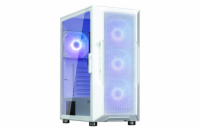 Zalman skříň I3 Neo ARGB white / ATX / 4x120 ARGB fan / 2xUSB 3.0 / 1xUSB 2.0 / prosklená bočnice / mesh panel / bílá