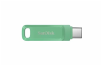 SanDisk Flash Disk 256GB Ultra Dual Drive Go, USB-C 3.2, Zelená