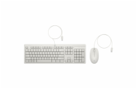 HP 225 Wired Mouse and Keyboard Combo - Česká-Slovenská White