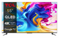 TCL 55C645 TV SMART Google TV QLED/139cm/4K UHD/3100 PPI/50Hz/Direct LED/HDR10+/Dolby Atmos/DVB-T/T2/C/S/S2/VESA
