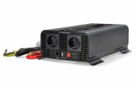 NEDIS měnič napětí/ čistá sinusoida/ 24 V DC/230 V AC 50 Hz/ 1000 W (2000 W špička)/ USB-A / USB-C/ 2x zásuvka typu E