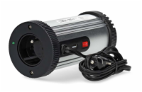 NEDIS měnič napětí/ modifikovaná sinusoida/ 12 V DC/230 V AC 50 Hz/ 150 W (300 W špička)/ USB-A/ 1x zásuvka type E