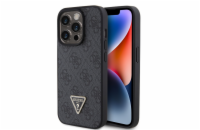 Guess PU 4G Strass Triangle Metal Logo Zadní Kryt pro iPhone 15 Pro Black Představujeme Guess PU 4G Strass Triangle Metal Logo kryt - ten nejlepší doplněk pro váš telefon.