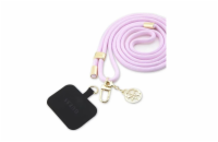 Guess Nylon Strap CBDY Cord 4G Metal Charm Tento stylový popruh značky Guess je vyroben z odolného nylonu a zdoben kovovým přívěskem s ikonickým vzorem 4G. Ideální jako módní doplněk pro váš mobilní 