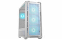 COUGAR PC skříň MX600 White Mid Tower Mesh Front Panel 3 x 140mm + 1 x 120mm Fans TG Left Panel