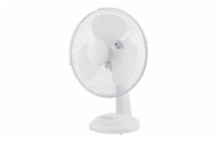 Stolní ventilátor 30cm, 3 rychlosti, bílý, 40 W