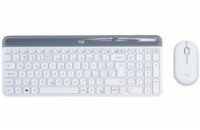 Logitech Slim Wireless Keyboard and Mouse Combo MK470 - OFFWHITE - CZE-SKY INT L - INTNL