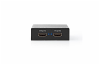 Nedis VSPL3472AT - HDMI Rozbočovač | 2 Porty port(s) | Vstup HDMI ™ | 2x výstup HDMI ™ | 4K@60Hz | 18 Gbps | Kov | černý
