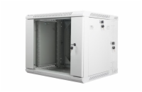 LANBERG RACKOVÁ SKŘÍŇ 19" DVOUDÍLNÁ NÁSTĚNNÁ 9U/600X600 (v rozloženém stavu) ŠEDÁ 