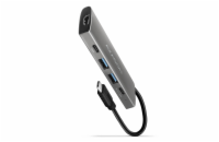 AXAGON HMC-5G2, USB 10Gb/s hub, porty 2x USB-A, 2x USB-C, HDMI 4k/60, PD 100W, kabel USB-C 13cm