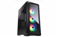COUGAR PC skříň ARCHON 2 RGB Black Mid Tower TG Front Panel 3 x ARGB Fans 3mm TG Left Panel