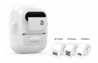 IMMAX digitální bluetooth SMART tiskárna štítků/ rozlišení tisku 203 dpi/ USB-C + samolepící etikety DTS02 + DTS04