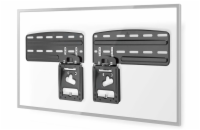 NEDIS nástěnný TV držák/ 43 - 85"/ nosnost 60 kg/ vzdálenost od stěny 7,50 mm/ fixní/ ocel/ černý