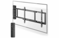 NEDIS nástěnný TV držák/ 32 - 75 "/ nosnost 50 kg/ motorizovaný/ otočný/ vzdálenost od stěny 56 mm/ dálkové ovl./ ocel