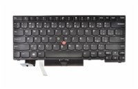 DeTech Podsvícená klávesnice pro notebook Lenovo T490, CZ Náhradní podsvícená klávesnice pro notebooky Lenovo ThinkPad E480 E490 E495 L380 L390 L490 P43s T480s T490 T495 je klíčovým prvkem pro zachov