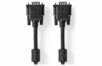 NEDIS kabel VGA (D-SUB)/ zástrčka VGA - zástrčka VGA/ černý/ bulk/ 2m