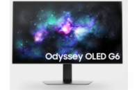 Samsung Odyssey OLED G6/G60SD/27"/OLED/QHD/360Hz/0,03ms/Silver/2R