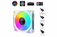 1stCOOL AURA EVO Mirror ARGB PWM ventilátor 12cm biely