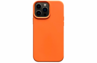 Silikonový kryt CARNEVAL SNAP pro iPhone 14 Pro 
s MagSafe - oranžová