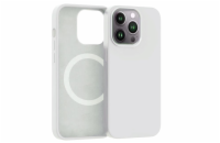 Silikonový kryt CARNEVAL SNAP pro iPhone 13 Pro Max s MagSafe - bílá