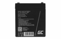 Green Cell AGM VRLA 12V 5Ah maintenance-free battery for the alarm system, cash register, toys