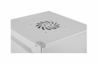 LANBERG RACKOVÁ SKŘÍŇ 10" NÁSTĚNNÁ 4U/280X310 PRO VLASTNÍ MONTÁŽ S KOVOVÝMI DVEŘMI ŠEDÁ  (PLOCHÉ BALENÍ)