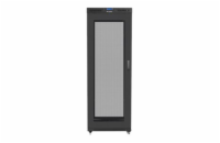 LANBERG 19" VOLNĚ STOJÍCÍ RACKOVÁ SKŘÍŇ 42U/800X1200 (v rozloženém stavu) SE SÍŤOVÝMI DVEŘMI LCD ČERNÁ  V2