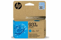 HP 937e Azurová EvoMore originální inkoustová kazeta